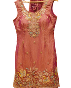 Elegant Hand Embroidered Shimmer Sharara Set