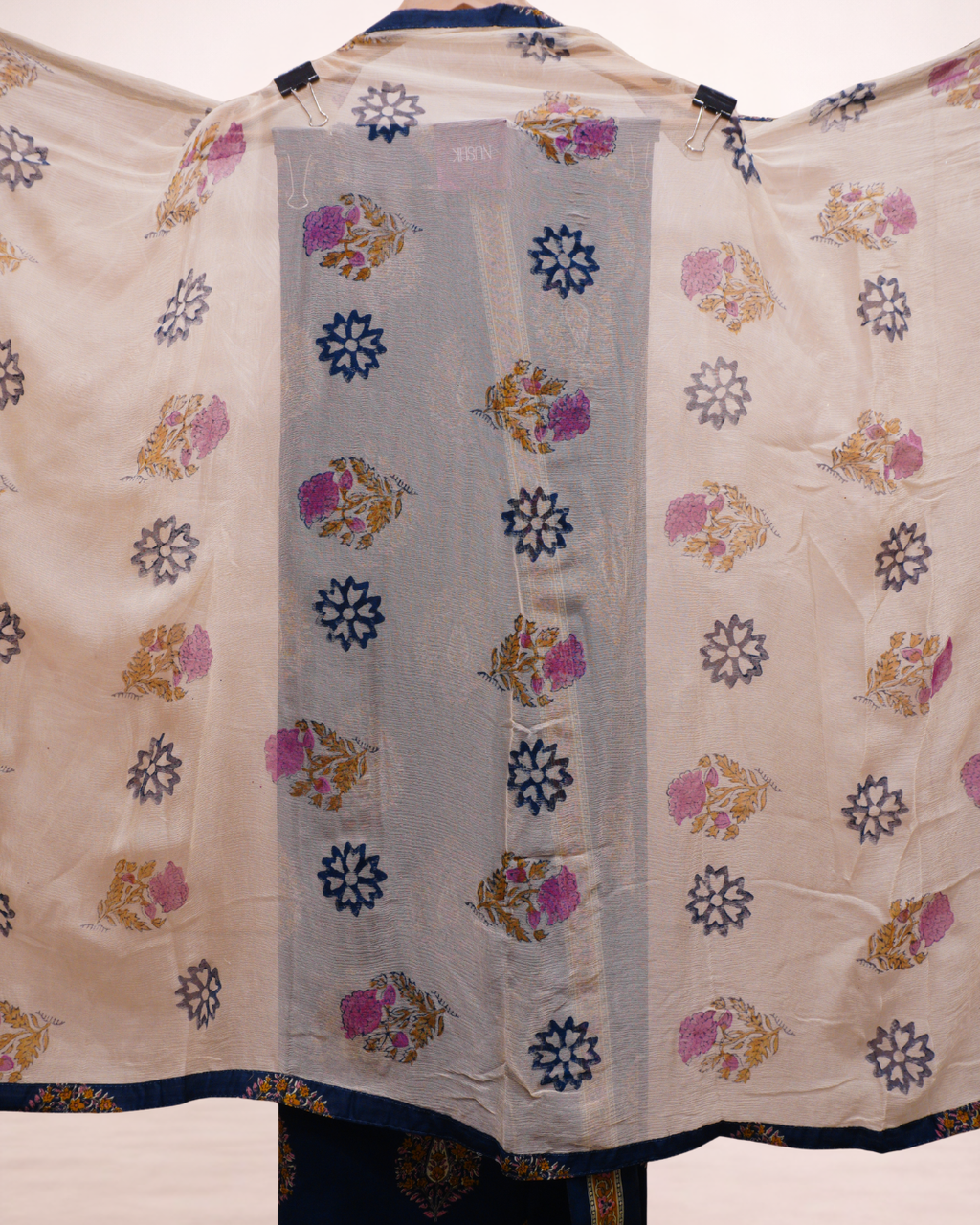 Zariya Cotton Unstitched Suit Set with Georgette Dupatta