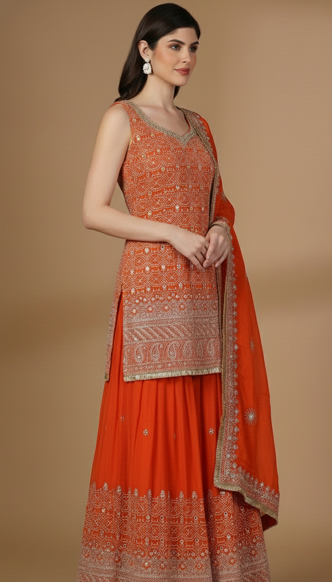 Noor Zari Georgette Suit