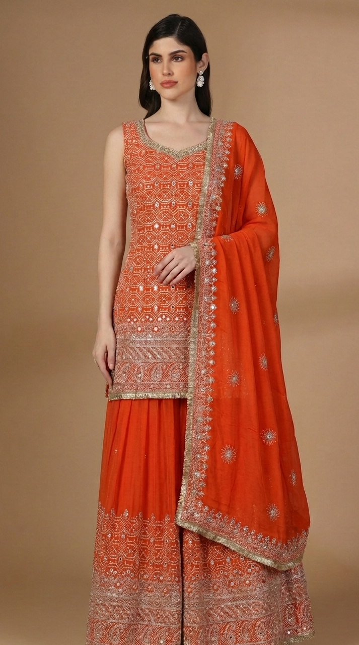 Noor Zari Georgette Suit