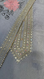Shimmer Zardozi Harmony Fabric