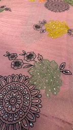 Shimmer Zardozi Harmony Fabric