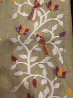 Gulzar Birds Chanderi Suit