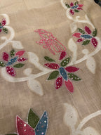 Gulzar Birds Chanderi Suit