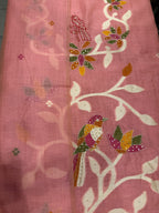 Gulzar Birds Chanderi Suit
