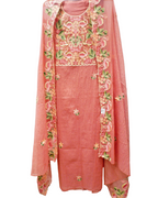 Flamingo Bloom Mal Chanderi