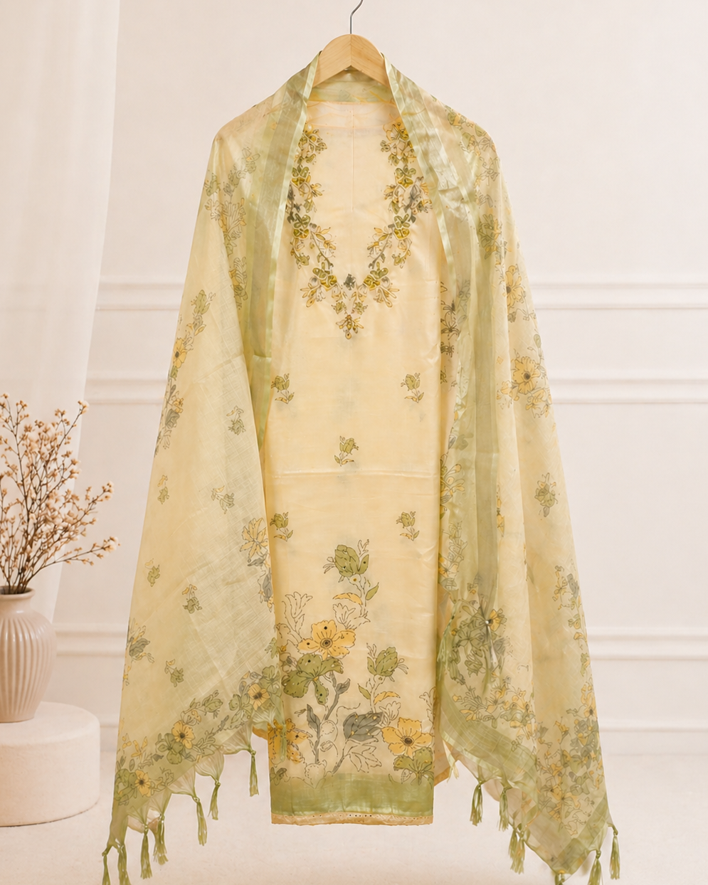 Flora Bloom Linen Suit Set
